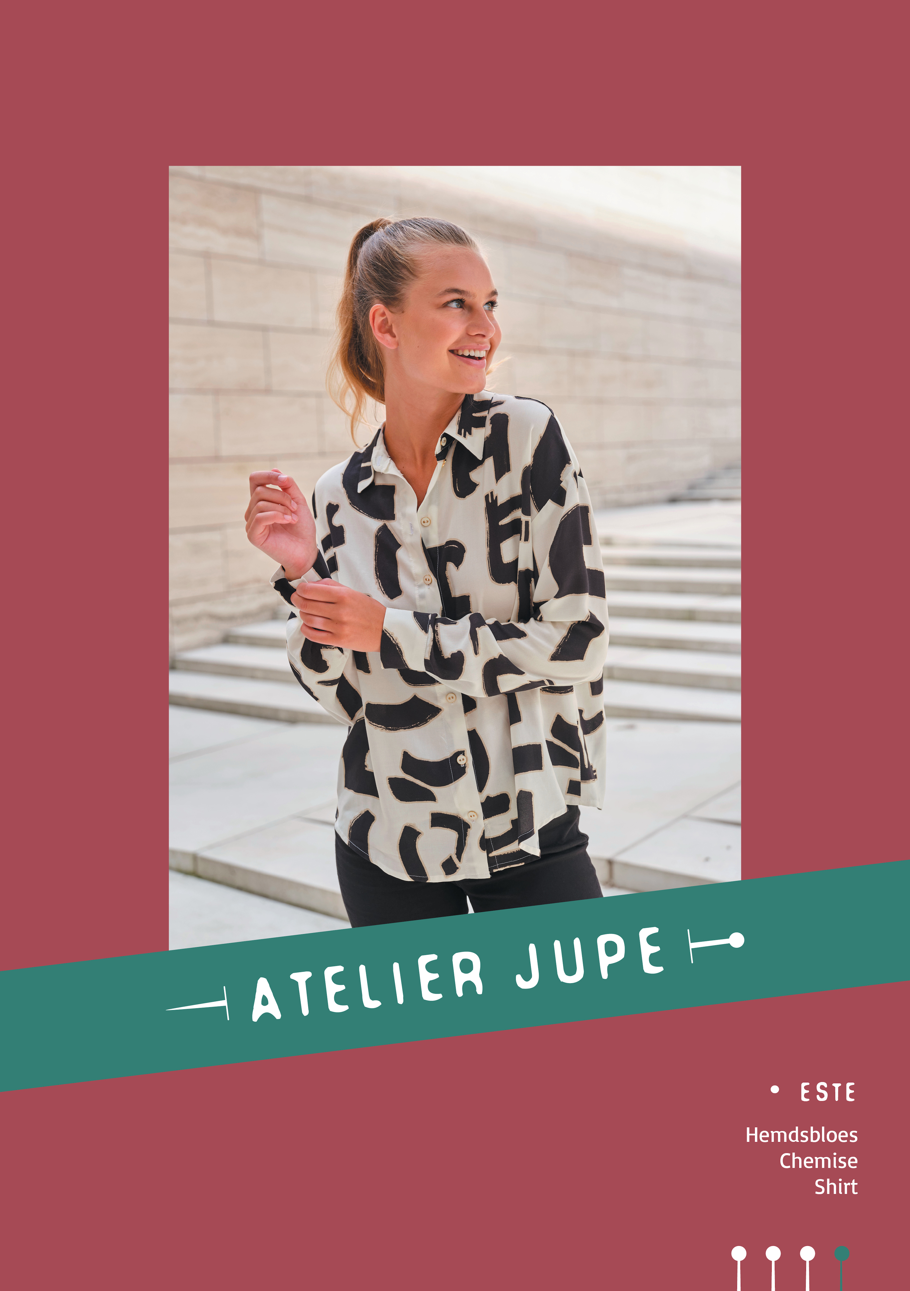 Patroon hemdsbloes "Este" van Atelier Jupe